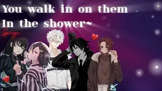 You walk in on them in the shower 🌹😳✨//kny x y/n // lethall//