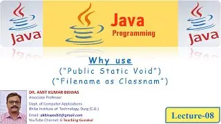 public static void main(string args) in java | java filename and classname | java programming | 2024