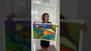 POV: This is autism! He can&rsquo;t stay still 😝 #autism #art #autistic #painting #autismartist #shorts