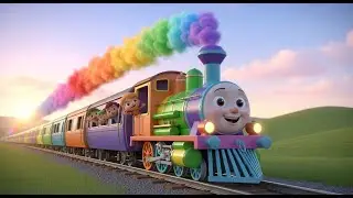 Magic Color Train | Fun Learning Song for Kids | Nursery Rhymes & Songs 🎵🚂🎨