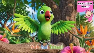 Animals Name for Kids in Urdu & Hindi | 3D Cartoon Animal Learning Video #kidslearning
