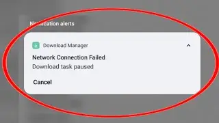 How To Fix Network Connection Failed Download Task Paused Problem