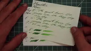 Noodler's Green Fountain Pen Ink #fountainpenink #fountainpens