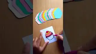 Mini Cupcake Diary | DIY Miniature Craft | #shorts