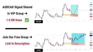 AUDCAD Forex Trading Signal Result [1:4 RR Done] | #forex #forextradingsignals #forextrading