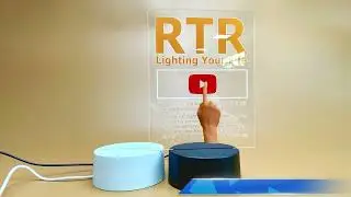 🎨 RTR Custom UV Printed Acrylic Lamp | Personalized 3D Night Light 🌈