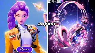 🎧✨ Choose Your Birthday Month & Find Your Stylish Headphones + K pop Demon Hunter Character! ⚔💜