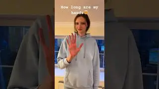 Hands comparison💅🏼 #longhand #handmodel #hands #tall #cute #funny #comparison #trend #viral