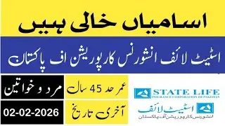 State Life Insurance Corporation Of Pakistan Jobs 2026 &ndash; Apply Via Pts