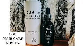 Clean Hippie CBD Hair Care Review-The Protector & The Oil