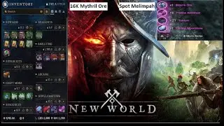 Lokasi Farming Mythril Ore Spot Melimpah | New World Indonesia