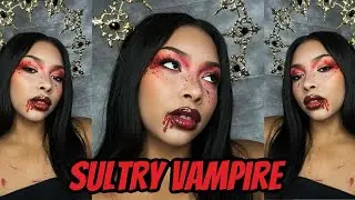 SULTRY VAMPIRE GLAMOWEEN MAKEUP