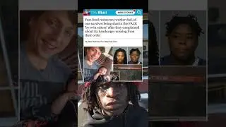 Fast-food restaurant worker dad-of-one survives being shot in the FACE'by twin sisters' after they c