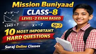 Mission Buniyaad Class 8 llLevel 2 Maths Most Important Questions ll #missionbuniyaad