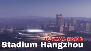 Zaha Hadid Architects models giant sports venue on Hangzhou tea farms