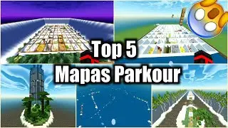 Top 5 Mapas Parkour para Minecraft Bedrock|MCPE 1.21+|By MaelGaming