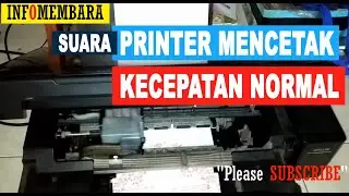Suara Printer Mencetak Kecepatan Normal #asmr