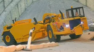 NEW RC 2021 CATERPILLAR 657 LANDSCRAPER! AMAZÍNG AN SPECIAL RC VEHICLES! NEW ENGINE TEST!