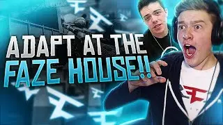 ADAPT AT THE FAZE HOUSE!! (SICK BO2 TRICKSHOTS)