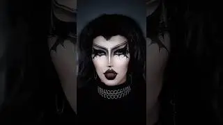 trying trad goth makeup for the first time EVER