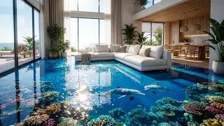 Top 5 Satisfying Epoxy Floor Transformations | 3D Ocean & Metallic Resin (Factory Process)