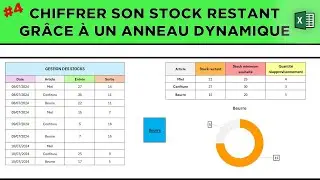 #4 Comment je gère mes stocks sur Excel ? - Grâce à un anneau dynamique