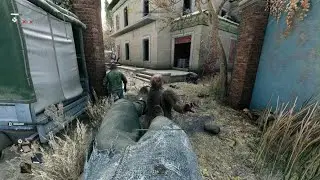 Parkour combat continuous attack chain Dying Light 2: Stay Human PS5 gameplay