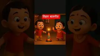 Tihar Song | तिहार आयो | Nepali Rhymes For kids | बालगीत | Dashain Tihar Song #shorts #nepalikids