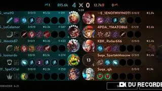 Vainglory  5v5 EU tier 10 silver pentaQ