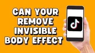 Can Your Remove Invisible Body Effect On TikTok | Reverse Invisble Effect