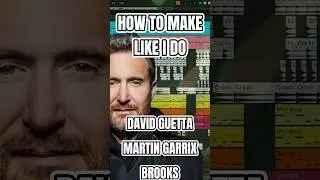 How To #davidguetta #martingarrix Like i do #edmtutorial #edmmusic #edm #elongwong #futurebounce