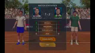 Tennis Arena 1st Gold trophy 