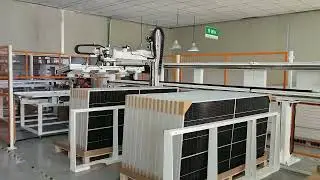 How Solar Panel is sorted in manufacturing? #Auto Sorting Station #SolarPV #SolarPanelFactory #Video