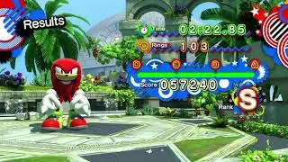 Sonic Generations - Real Knuckles Mod Sky Sanctuary Gameplay