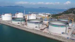 Main structure of 1st LNG storage tank in Greater Bay Area completed