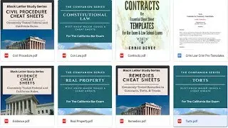 Using Templates For California Bar Exam February 2020.