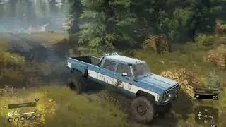Snow Runner Gameplay (free roam, mudding, rock crawling)