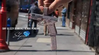 Shyne Jewelers Shy Glizzy Diamond Gun Pendant