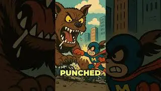 💥 Mini Mighty vs. The Giant Monster | Superhero Kids Storytime Short 🦸&zwj;♂️🐾