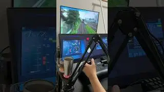 【JR東日本トレインシミュレータ】JRETS、京浜東北線。さいたま新都心〜与野。その3。【自宅運転台】#JRETS #shorts #鉄道 #京浜東北線 #ズイキマスコン #自宅運転台
