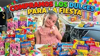 COMPRAMOS los DULCES para la FIESTA de PAULINA 🥳