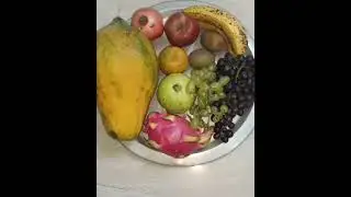Custard Apple milkshake /Healthy Fruits Salad/ in Tamil 