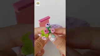 LEGO-styled Mini Study Desk & Chair ✏️🪑🧱 | EASY BRICK (Girls Room) #shorts #LEGO