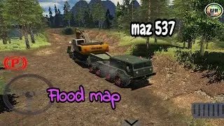 maz 537 truck gameplay | rthd gameplay | flood map gameplay | #offroad