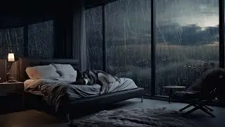 Heavy Rain And Thunder | Natural Sounds Beat Insomnia , Deep Relaxation , Study & Meditate | ASMR