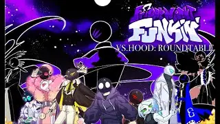 Playing VS Hood Roundtable FNF mod (Extras)