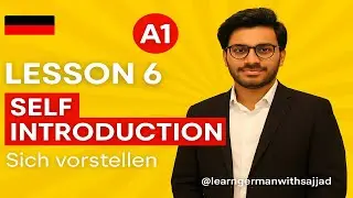 🇩🇪Lesson 6 | Learn German A1 &ndash; Self Introduction (Sich vorstellen auf Deutsch)