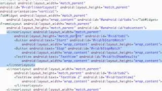 Android Application Development Tutorial - 85 - Setting up the TabHost in Java