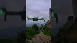 Bad weather flight with DJI Mini 4 Pro 🔥😱 #shorts #dji #djimini4pro #drone