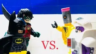 Dynamic Duo VS EVIL Duo (Part 1/3)- LEGO Stop Motion Video